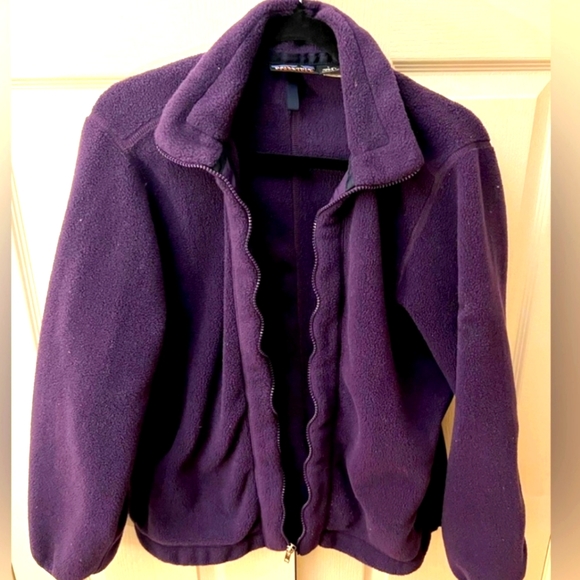 Patagonia Jackets & Blazers - Patagonia full zip Synchilla teddy fleece size L violet fluffy jacket